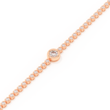 Tennis Moissanite Bracelet – Crafted in 14K/18K Gold with DEF VVS Sparkle