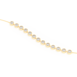 Bezel Moissanite Bracelet – Crafted in 14K/18K Gold with DEF VVS Sparkle 5