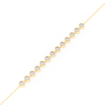 Bezel Moissanite Bracelet – Crafted in 14K/18K Gold with DEF VVS Sparkle 6