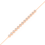 Bezel Moissanite Bracelet – Crafted in 14K/18K Gold with DEF VVS Sparkle 9