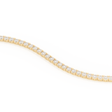 Tennis Moissanite Bracelet – Crafted in 14K/18K Gold with DEF VVS Sparkle