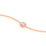 Cushion and Round Halo Moissanite Bracelet – Crafted in 14K/18K Gold with DEF VVS Sparkle 8