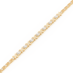 Oval and Round Halo Moissanite Bracelet – Crafted in 14K/18K Gold with DEF VVS Sparkle 6