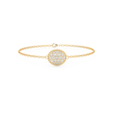 Cluster Moissanite Bracelet – Crafted in 14K/18K Gold with DEF VVS Sparkle 4