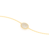 Cluster Moissanite Bracelet – Crafted in 14K/18K Gold with DEF VVS Sparkle 5