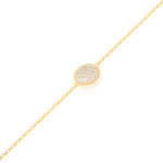 Cluster Moissanite Bracelet – Crafted in 14K/18K Gold with DEF VVS Sparkle 6
