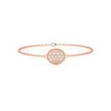 Cluster Moissanite Bracelet – Crafted in 14K/18K Gold with DEF VVS Sparkle 7
