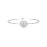 Cluster Moissanite Bracelet – Crafted in 14K/18K Gold with DEF VVS Sparkle 1