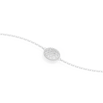 Cluster Moissanite Bracelet – Crafted in 14K/18K Gold with DEF VVS Sparkle 2