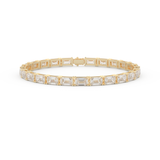 Tennis Moissanite Bracelet – Crafted in 14K/18K Gold with DEF VVS Sparkle