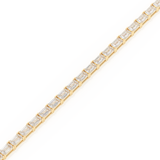 Tennis Moissanite Bracelet – Crafted in 14K/18K Gold with DEF VVS Sparkle
