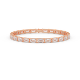 Tennis Moissanite Bracelet – Crafted in 14K/18K Gold with DEF VVS Sparkle