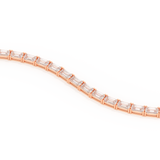 Tennis Moissanite Bracelet – Crafted in 14K/18K Gold with DEF VVS Sparkle