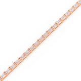 Tennis Moissanite Bracelet – Crafted in 14K/18K Gold with DEF VVS Sparkle