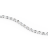 Tennis Moissanite Bracelet – Crafted in 14K/18K Gold with DEF VVS Sparkle