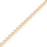 Tennis Moissanite Bracelet – Crafted in 14K/18K Gold with DEF VVS Sparkle