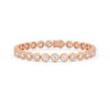 Tennis Moissanite Bracelet – Crafted in 14K/18K Gold with DEF VVS Sparkle