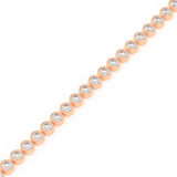 Tennis Moissanite Bracelet – Crafted in 14K/18K Gold with DEF VVS Sparkle