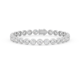 Tennis Moissanite Bracelet – Crafted in 14K/18K Gold with DEF VVS Sparkle