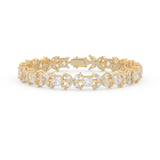 Tennis Moissanite Bracelet – Crafted in 14K/18K Gold with DEF VVS Sparkle