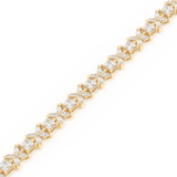 Tennis Moissanite Bracelet – Crafted in 14K/18K Gold with DEF VVS Sparkle