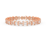 Tennis Moissanite Bracelet – Crafted in 14K/18K Gold with DEF VVS Sparkle