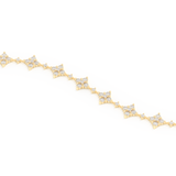 Tennis Moissanite Bracelet – Crafted in 14K/18K Gold with DEF VVS Sparkle