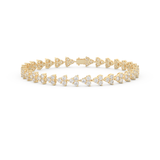 Tennis Moissanite Bracelet – Crafted in 14K/18K Gold with DEF VVS Sparkle