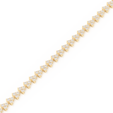 Tennis Moissanite Bracelet – Crafted in 14K/18K Gold with DEF VVS Sparkle