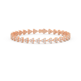 Tennis Moissanite Bracelet – Crafted in 14K/18K Gold with DEF VVS Sparkle