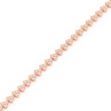 Tennis Moissanite Bracelet – Crafted in 14K/18K Gold with DEF VVS Sparkle