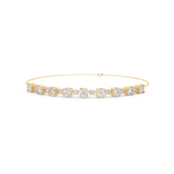 Tennis Moissanite Bracelet – Crafted in 14K/18K Gold with DEF VVS Sparkle