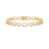 Tennis Moissanite Bracelet – Crafted in 14K/18K Gold with DEF VVS Sparkle