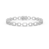 Tennis Moissanite Bracelet – Crafted in 14K/18K Gold with DEF VVS Sparkle