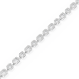 Tennis Moissanite Bracelet – Crafted in 14K/18K Gold with DEF VVS Sparkle