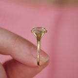 2 CT Antique Cushion Split Shank Lab Grown Diamond Engagement Ring