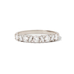 0.23 CT Round Half Eternity Lab Grown Diamond Wedding Band