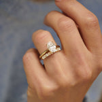 0.23 CT Round Half Eternity Lab Grown Diamond Wedding Band