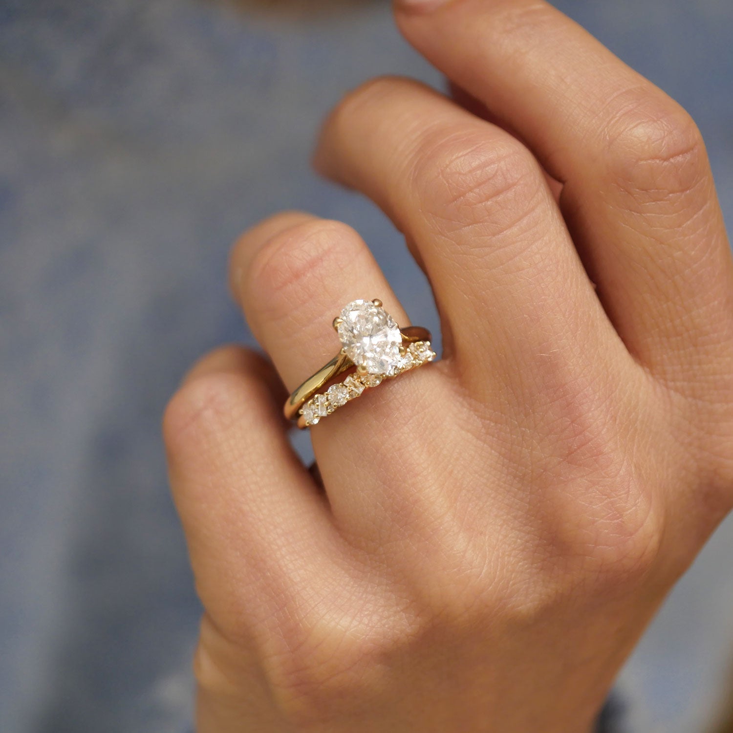 0.23 CT Round Half Eternity Lab Grown Diamond Wedding Band
