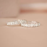 0.23 CT Round Half Eternity Lab Grown Diamond Wedding Band