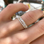 0.23 CT Round Half Eternity Lab Grown Diamond Wedding Band