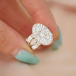 0.23 CT Round Half Eternity Lab Grown Diamond Wedding Band