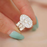 0.23 CT Round Half Eternity Lab Grown Diamond Wedding Band