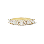 0.23 CT Round Half Eternity Lab Grown Diamond Wedding Band