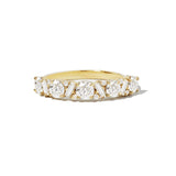 0.23 CT Round Half Eternity Lab Grown Diamond Wedding Band