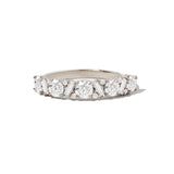 0.23 CT Round Half Eternity Lab Grown Diamond Wedding Band