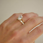 0.23 CT Round Half Eternity Lab Grown Diamond Wedding Band
