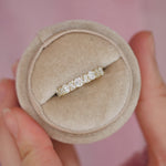 0.23 CT Round Half Eternity Lab Grown Diamond Wedding Band