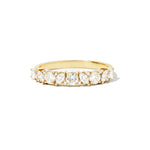 0.23 CT Round Half Eternity Lab Grown Diamond Wedding Band