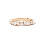 0.23 CT Round Half Eternity Lab Grown Diamond Wedding Band